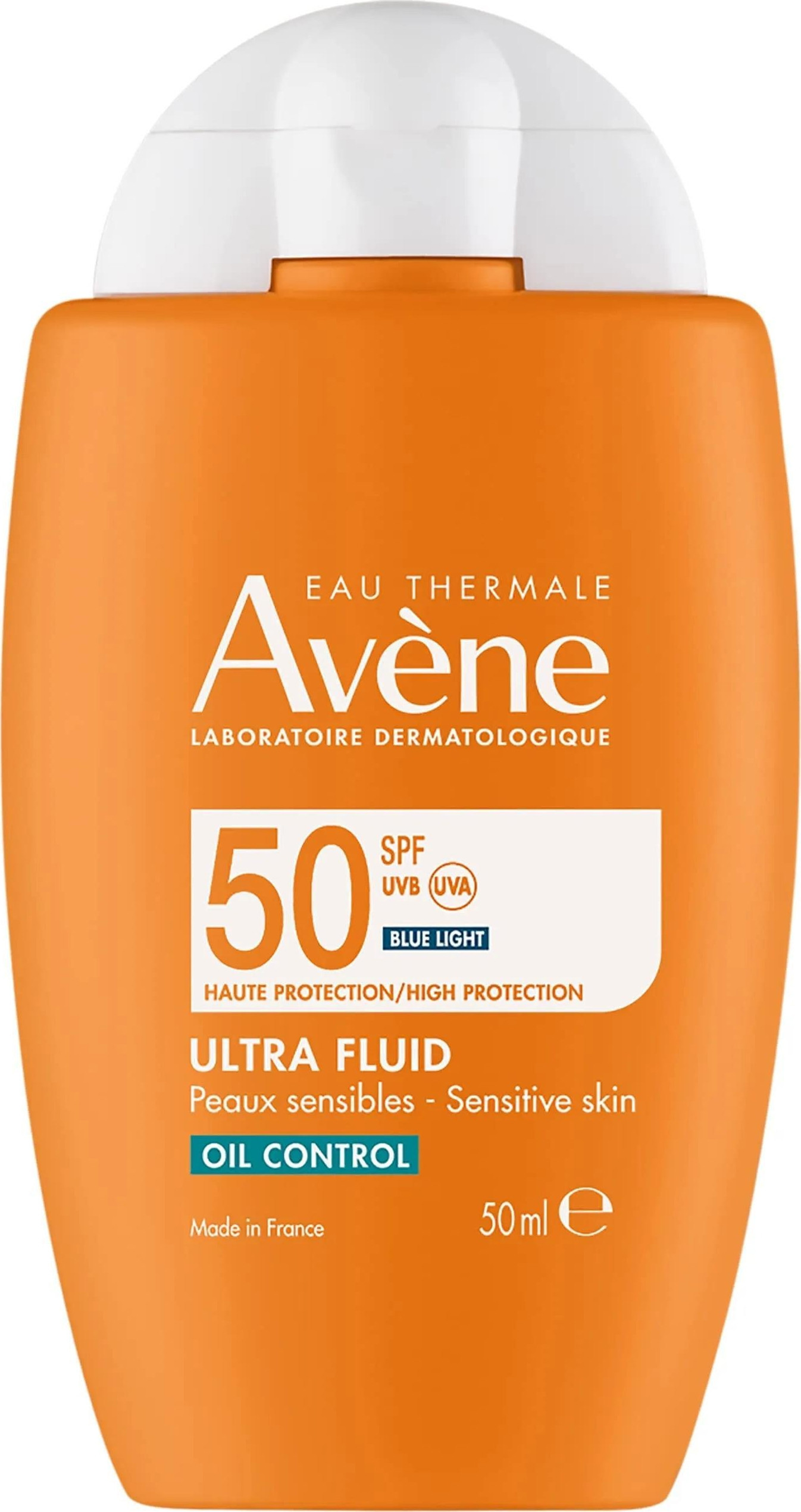 Avene Ultra Fluid Oil Control Yağlı Ciltler için 50 ml 50 Faktör Güneş Kremi