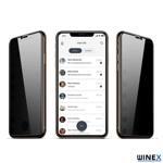 Winex Mobile Samsung Galaxy A20 Sadece Ön Hayalet Kılıflı Kesim Ekran Koruyucu Kaplama ZN11519