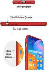 KZY İletişim Xiaomi Redmi Note 7 Pro Kapak İçi Kadife Kamera Korumalı Lansman Silikon Kılıf - Neon Pembe AR10776