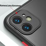 KZY İletişim Xiaomi Redmi Note 9 Pro Kılıf Kamera Korumalı Tuşları Renkli Mat Arka Kapak - Lila IR10002