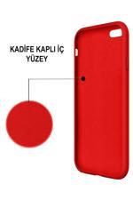 KZY İletişim Apple iPhone 12 Pro Kılıf Kalp Logolu Altı Kapalı İçi Kadife Lansman Silikon Kılıf - Kırmızı SN10933