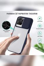 KZY İletişim Samsung Galaxy A23 Kapak Lensi Açılır Kapanır Kamera Korumalı Silikon Kılıf - Yeşil QR9791