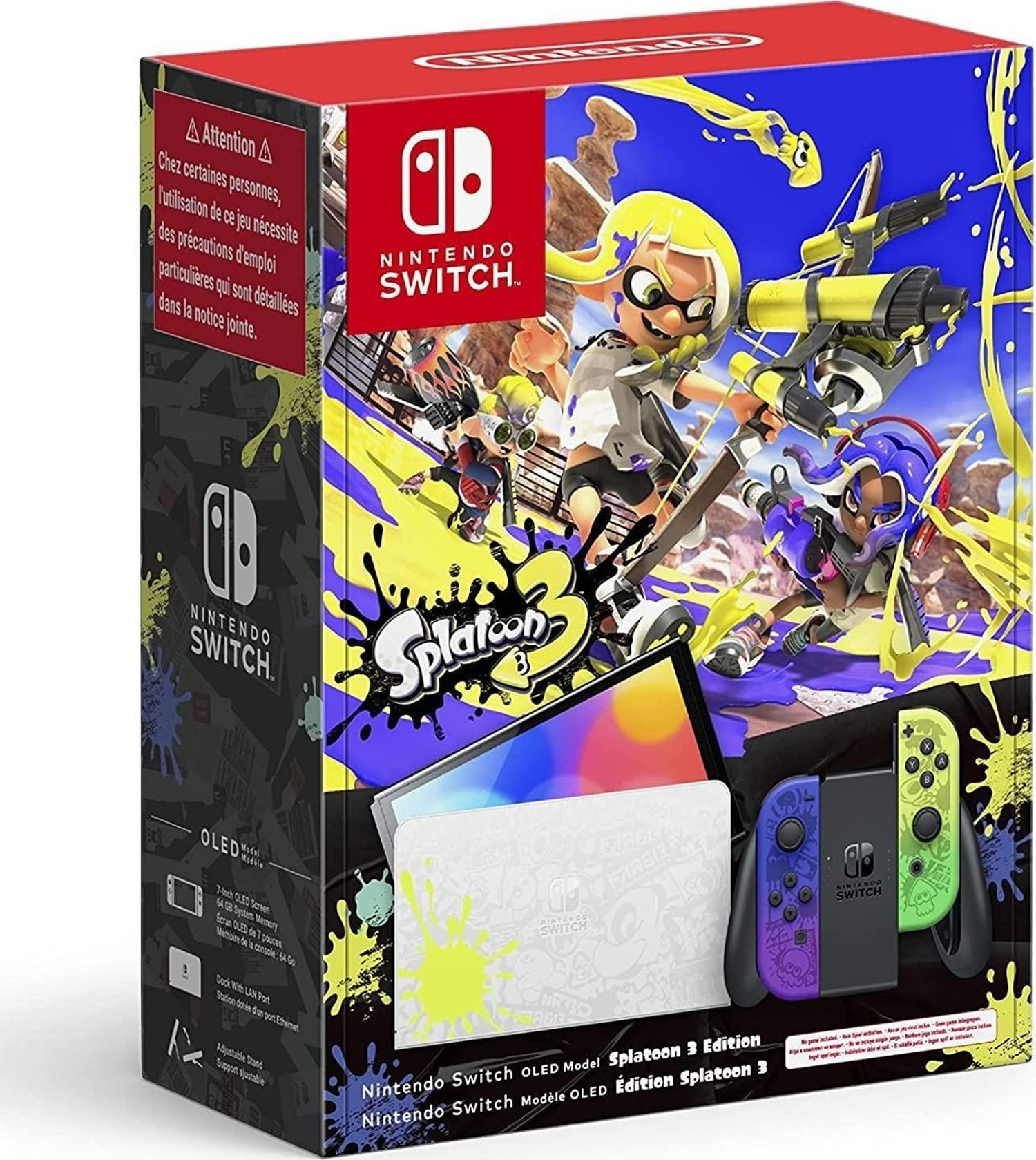Nintendo switch Oled Model Splatoon 3 Edition (ithalatçı Garantili