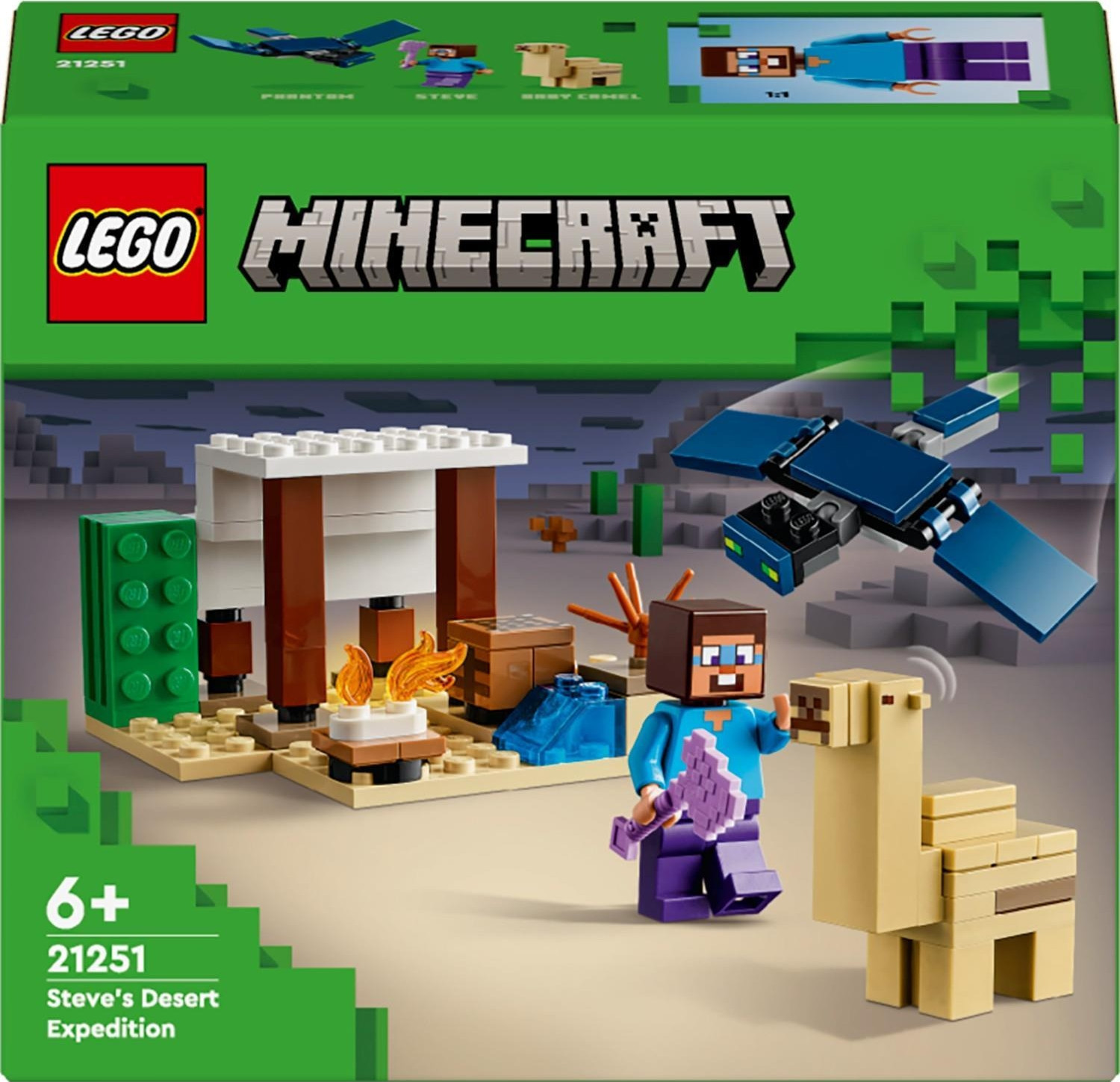LEGO Minecraft® 21251 Steve'in Çöl Keşfi +6 Yaş (75 Parça) - idefix