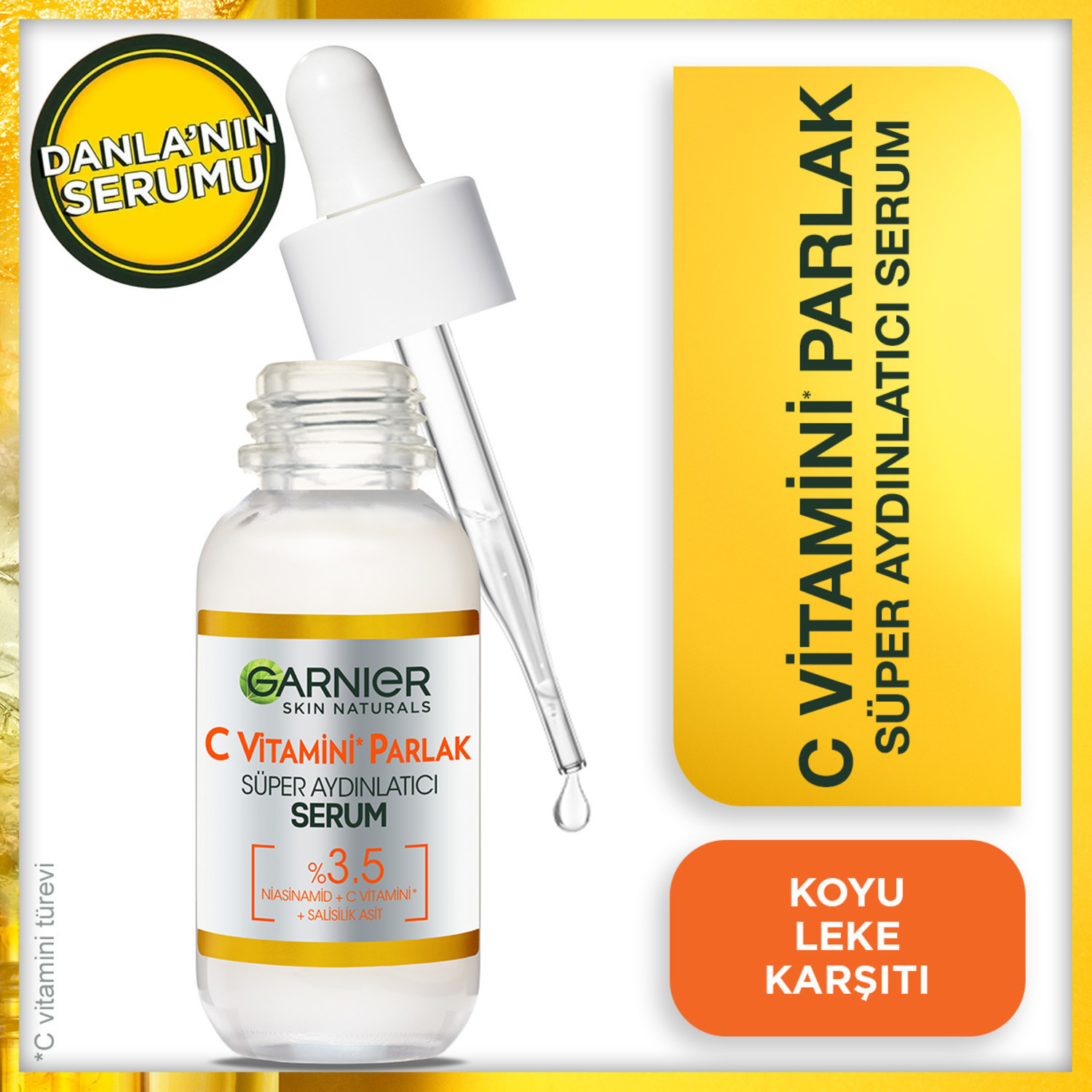 Garnier C Vitamini Parlak Süper Aydınlatıcı Yüz Serumu 30 ml