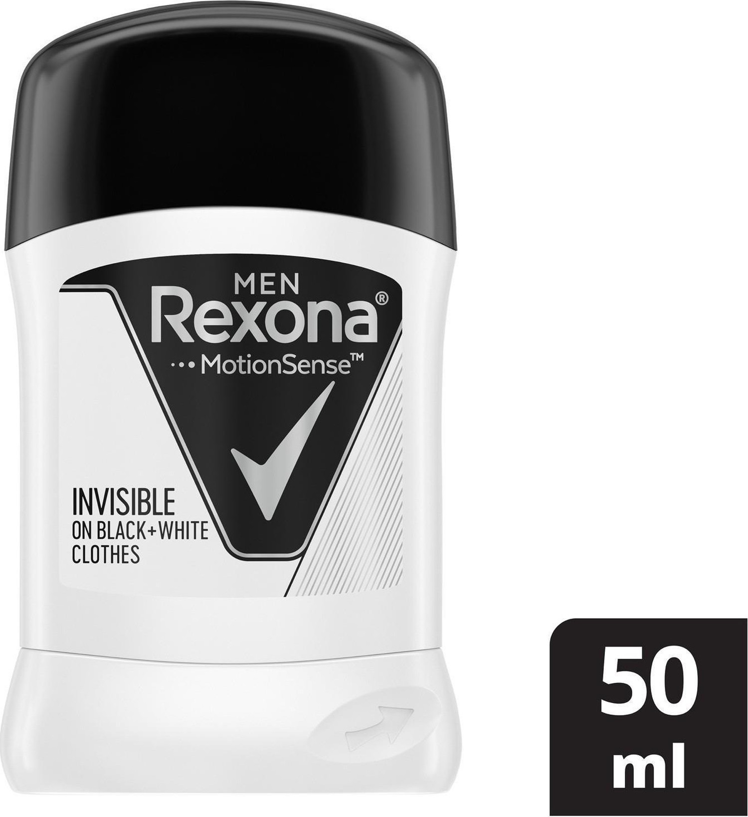 Rexona Men MotionSense Invisible Black & White 50 ml Erkek Stick Deodorant