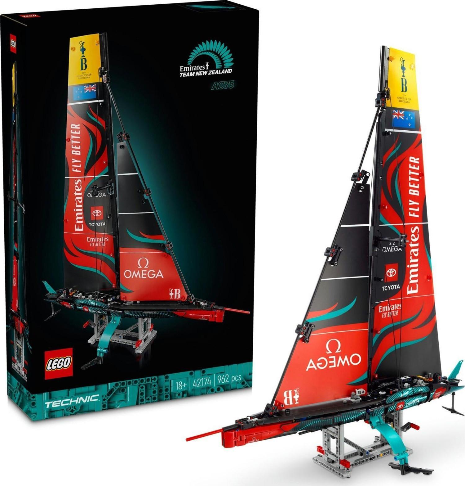 Emirates Team New Zealand AC75 Yat 42174 - idefix
