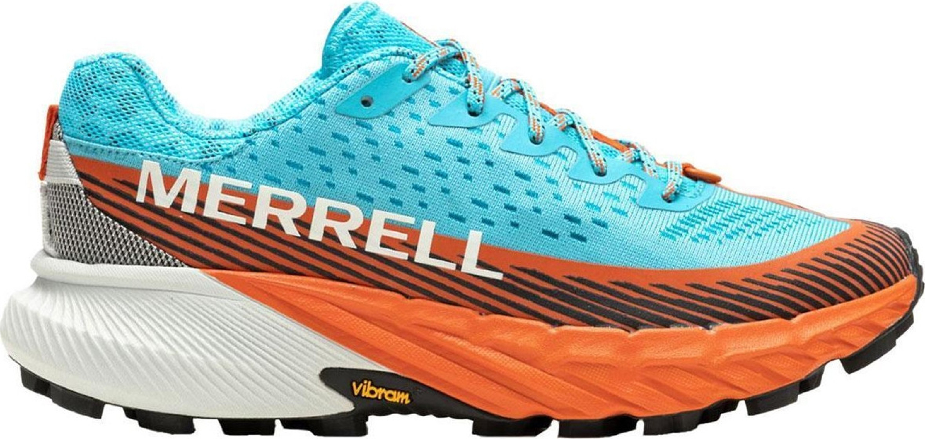 Merrell Agility Peak 5 J067755 Mavi-Turuncu Erkek Koşu Ayakkabısı