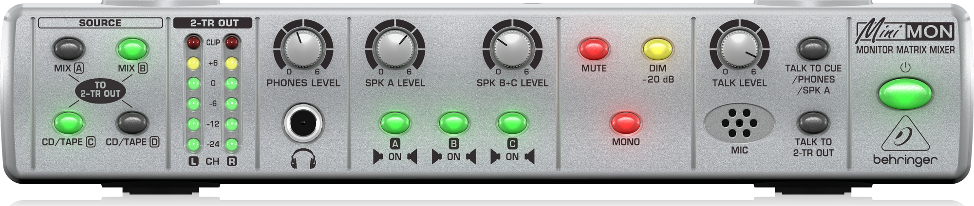 Behringer MINI MON800 Ultra-Compact Stereo Monitor Matrix Mix - idefix