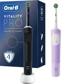 Oral-B D103 Vitality Pro Cross Action 2'li Şarjlı Diş Fırçası - Image 1