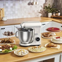 Karaca Mastermaid Chef Ultra D2000W Dijital Ekranlı Hamur Yoğurma Makinesi Starlight 7L - Image 1