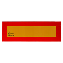 Mega Oto Market Opersan Reflektör Çekici Römork Tır Kamyon Tabel 1 mm Aluminyum Sac 19,5x56,5 cm Uzun Dikdörtgen 1 Adet - Image 1