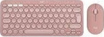 Logitech Pebble 2 Set Çoklu Cihaz Özellikli Sessiz Kablosuz Türkçe Q Klavye ve Mouse Seti - Pembe - Image 1