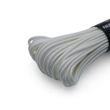 Dlyn Polyester Paracord İp 4 mm Beyaz Renk 30 Metre - Image 1