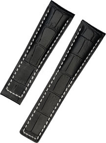 Tag Heuer Beyaz Dikişli 22X18Mm Deri Saat Kordonu - Image 1
