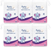 Bambino Cotton Bebek Temizleme Pamuğu 60'Lı X 6 Adet - Image 1