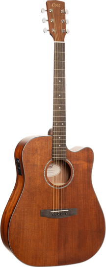 Cort ELEKTRO AKUSTİK GİTAR, CUTAWAY,OPEN PORE, MASİF - Image 1