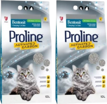 Proline Proline Aktif Karbonlu Topaklanan Kedi Kumu 10 Lt X 2 Adet - Image 1