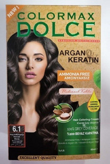 COLORMAX DOLCE Colormax Amonyaksız Saç Boyası 6.1- Koyu Küllü Kumral - Image 1