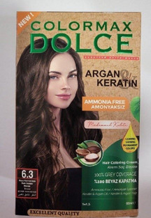 COLORMAX DOLCE Colormax Amonyaksız Saç Boyası 6.3-Koyu Kumral Dore - Image 1