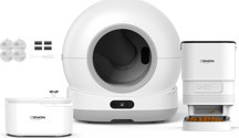 Xenon Smart Otomatik Kedi Tuvaleti 72L, Otomatik Mama Kabı, Kedi Su Pınarı (Şeffaf) ve Filtre | 4'lü Set - Image 1