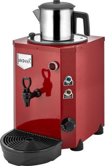 Remta Mini Jumbo 9 Litre Tek Demlikli Çay Kazanı Makinesi - Kırmızı - Image 1
