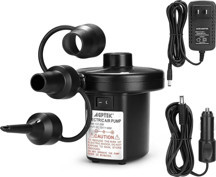 Junglee Elektric Air Pump 220V Elektrikli Hava Pompası Şişme Yatak Bot Simit Şişme Koltuk Deniz Yatağı Pompa - Image 1