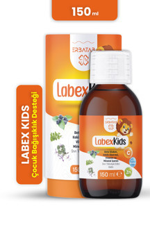 Erbatab Labex Kids Çinko Kekik Beta Glukan Karamürver Çocuk Multivitamin Şurup 150 ML - Image 1