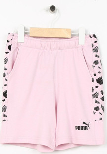Puma Lastikli Bel Normal Pembe Erkek Şort 67334862 Ess+ Mates Shorts Tr - Image 1