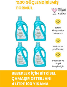 Baproy Bebekler Için Bitkisel Çamaşır Deterjanı Toplam 4 Litre %30 Güçlendirilmiş Formül - Image 1