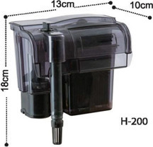 Dophin Askı Filtre 250 L/H H200 Dolphin H200 Hanging Filter Askı Şelale Filtre (Dışta Kullanım) - Image 1