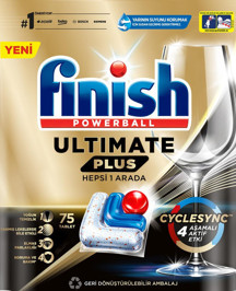 Finish Ultimate Plus 75 Kapsül Bulaşık Makinesi Deterjanı Tableti (1 x 75 Kapsül) - Image 1