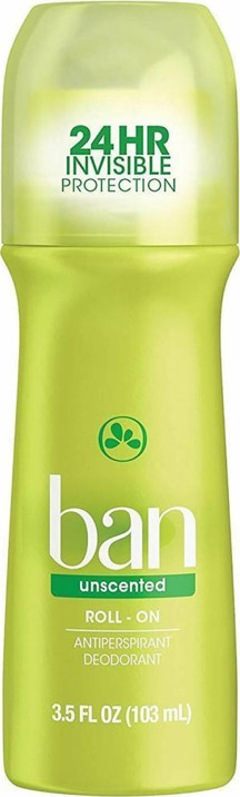 Ban Unscented Roll-On Antiperspirant Deodorant 103ML - Image 1