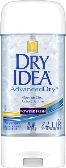 Dry Idea Powder Fresh Clear Gel Antiperspirant Deodorant 85GR - Image 1