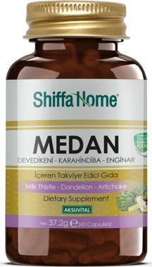 Shiffa Home Medan Deve Dikeni Karahindiba Enginar 620 Mg 60 Kapsül - Image 1