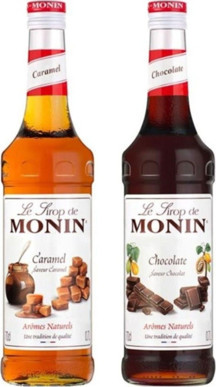Monin Karamel Şurubu 700 ml + Chocolate Çikolata Şurubu 700 Ml - Image 1