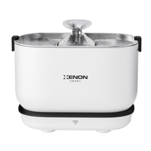 Xenon Smart Kedi Su Pınarı | Mobil Kontrol, Kablosuz, Çelik Tepsi, Sensörlü, 5200mAh, 2.5Lt, Su Çeşmesi (X8653) - Image 1