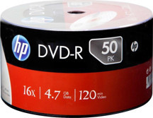 Hp DVD-R 4,7gb-120min 16x 50 li Shrink - Image 1
