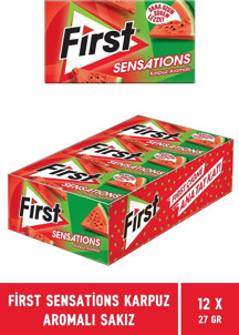 First Sensations Karpuz Aromalı Sakız 27 gr - 12 Adet - Image 1