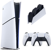 Sony Playstation 5 Slim Dijital + 2. DualSense Ps5 Kol + Sarj İstasyonu (İthalatçı Garantili) - Image 1