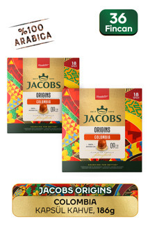 Jacobs Origins Colombia Nespresso Uyumlu Alüminyum Kapsül Kahve 36 Kapsül - Image 1