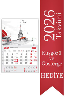Sticker Art 2026 Ekonomik Gemici Takvimi Denizci Duvar Takvimi 33x47,5 cm - Image 1