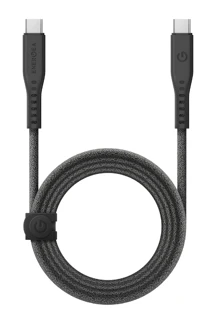 Energea Flow 1M USB 3.2 GEN 2 240W Type-C to Type-C PD Hızlı Şarj Kablo - Siyah - Image 1