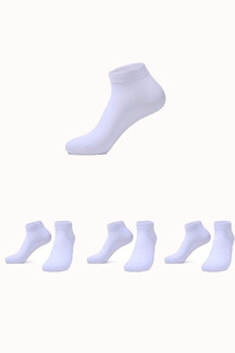 Hepsine Rakip 3lü Erkek Kısa Patik Çorap Penye Pamuklu Ekonomik Spor Çorabı - Image 1