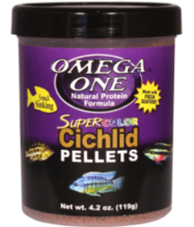 Omega One Super Color Cichlid Small Pellets 100gr Açık - Image 1