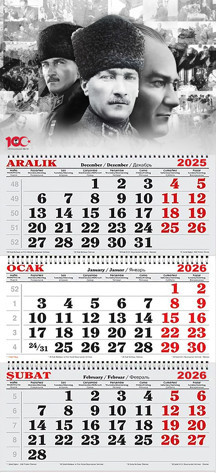Genç Dijital Baskı 2026 Yılı Gemici Takvimi ---ATATÜRK KALPAKLI - Image 1