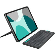 Logitech Flip Folio iPad Pro 11 inç (M4), iPad Air 11 inç (M2 ve M3), iPad Air (5. Nesil) ile Uyumlu Türkçe Klavyeli Tab - Image 1