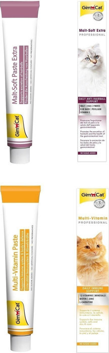 Gimcat Malt Soft Extra 100 Gr + Multivitamin 100 Gr - Image 1