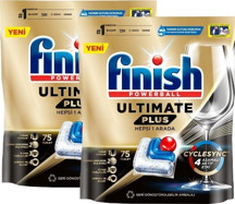Finish Ultimate Plus Bulaşık Makinesi Tableti 75'li 2 Adet - Image 1