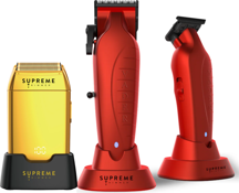 Supreme Trimmer Vader 3'ü 1 arada Profesyonel Set Tıraş Makinesi Seti Crunch & Trimmer & Clipper DLC Bıçaklar 7200–7500 - Image 1